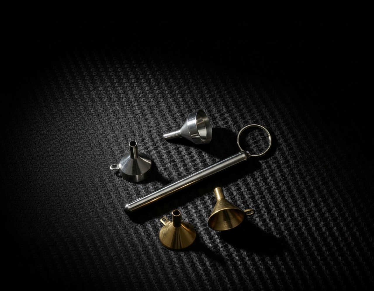mini funnels for purc vials