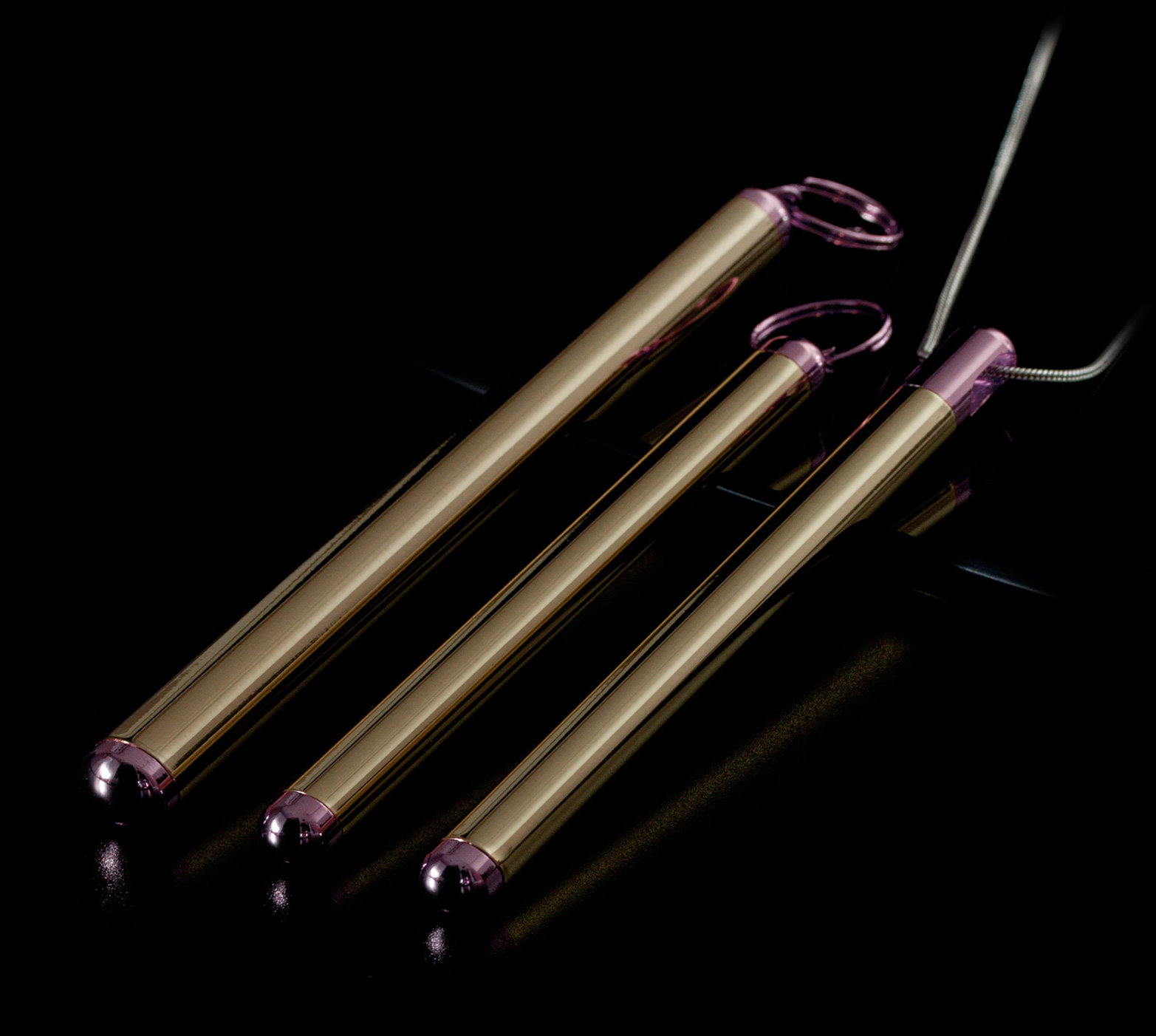 Brass Purc Caffeine Vial pink endcaps