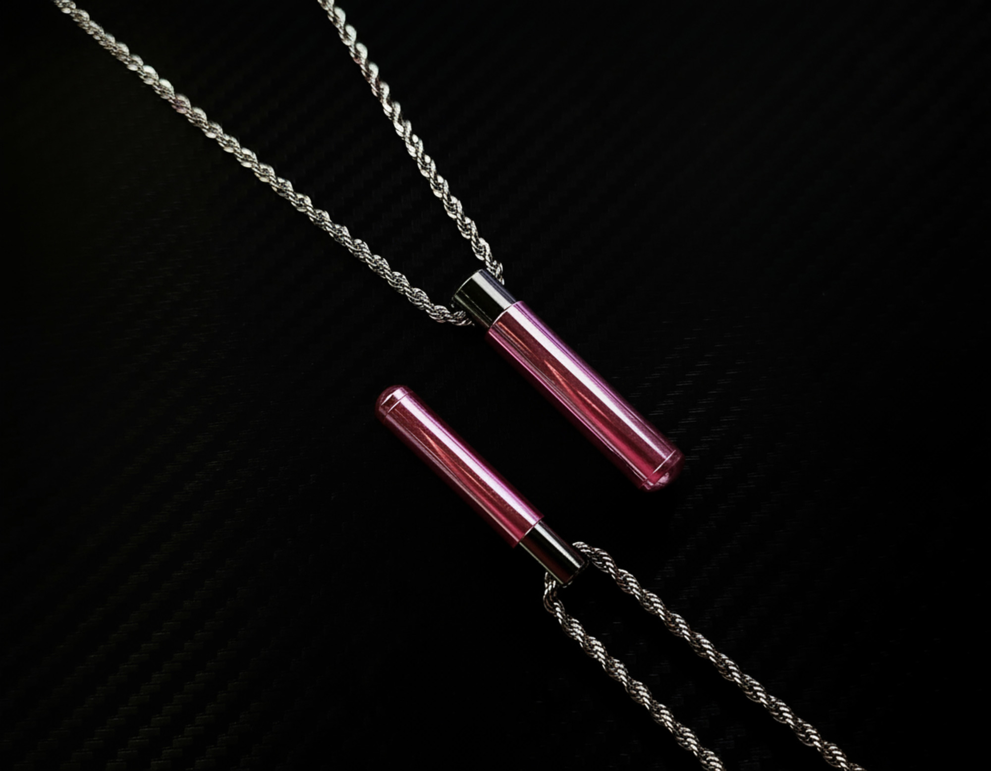Pink mini purc vials